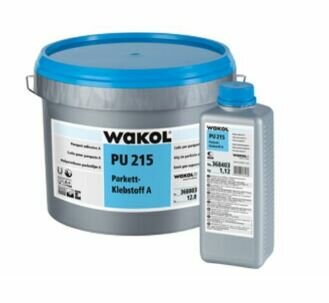 Паркетный клей Wakol PU215(Германия),полиуретановый 2-х компонентный,13 кг